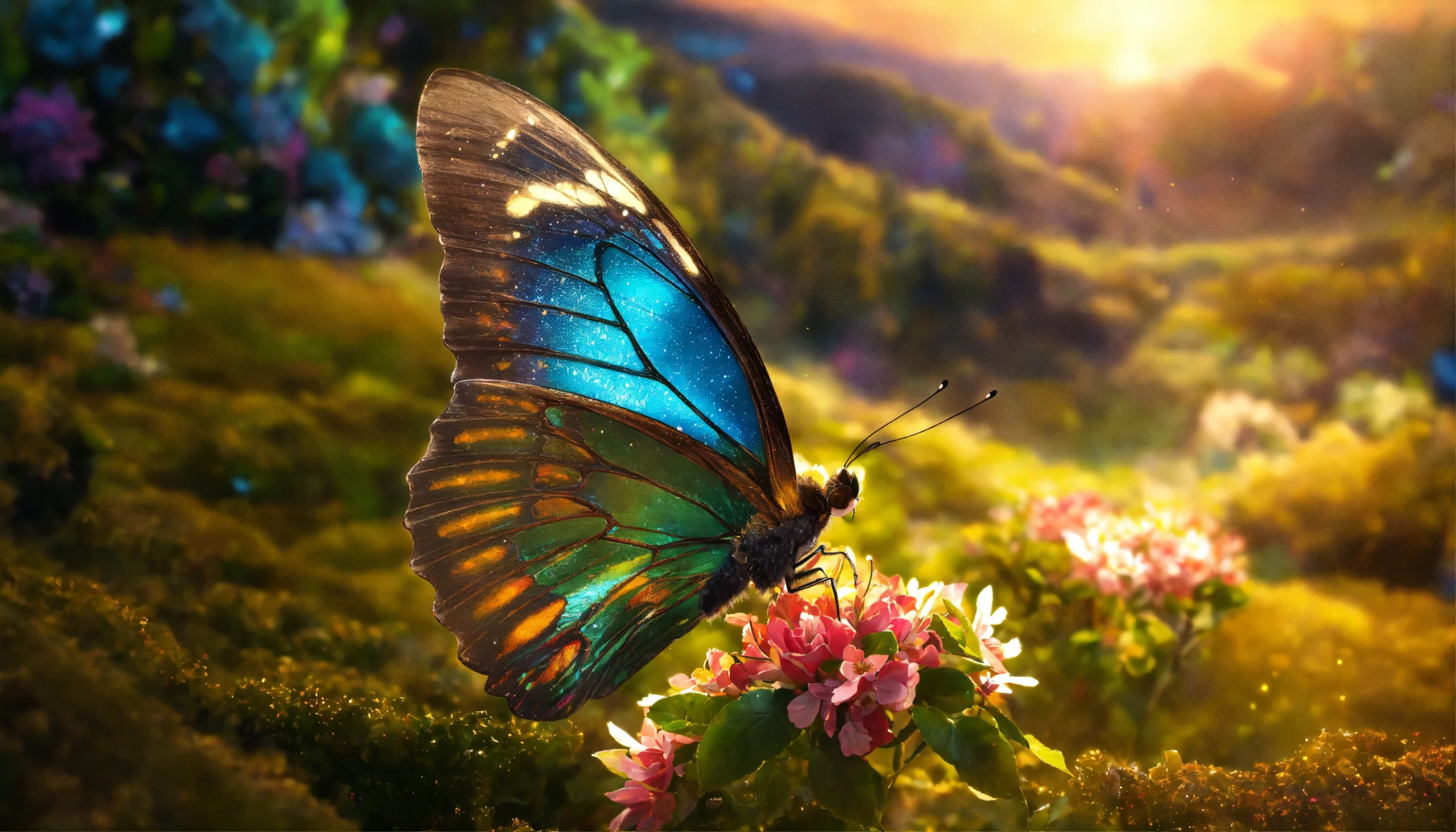 Wings of Wonder Nature’s Jewel in Bloom