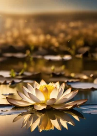 Lotus Light: Serenity at Sunrise